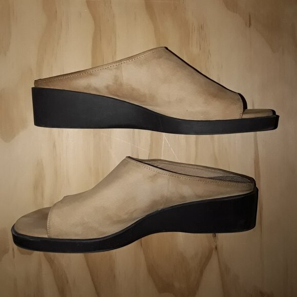 Easy Spirit open toe mules | suede leather upper | womens | Size 7 M - Picture 13 of 14
